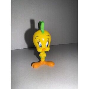 Vtg NOS Looney Tunes Tweety Bird Figure Punk Mohawk PVC 1994 Musician Band